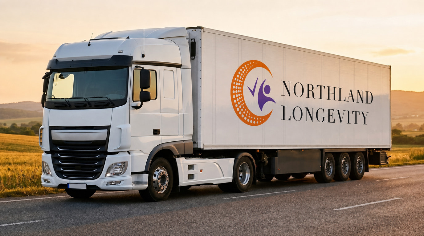 Northland Longevity semi-truck for DOT exams for commercial drivers